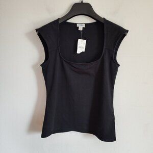Ladies SZ S J Crew Factory Black Cotton Tank Top